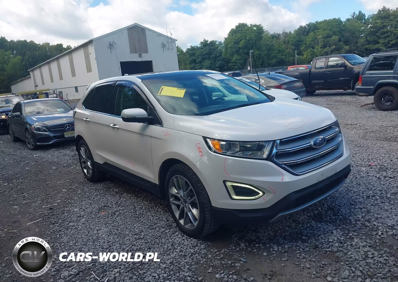 2015 Ford Edge Titanium VIN:2FMTK4K87FBB88178 - 1