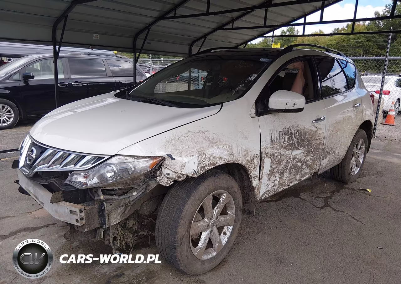 2009 Nissan Murano Sl VIN:JN8AZ18W59W152928 - 2