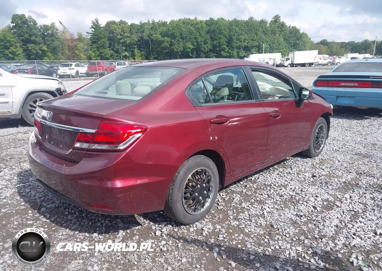 2013 Honda Civic Lx VIN:2HGFB2F58DH511915 - 4