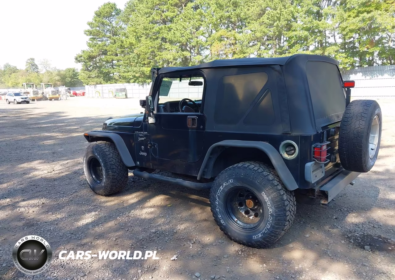 2001 Jeep Wrangler Sport VIN:1J4FA49S81P324738 - 3