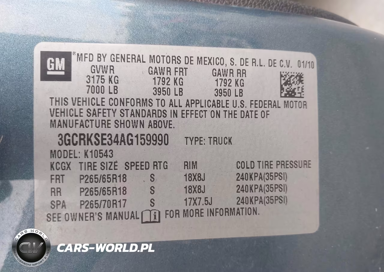 2010 Chevrolet Silverado 1500 Lt VIN:3GCRKSE34AG159990 - 9