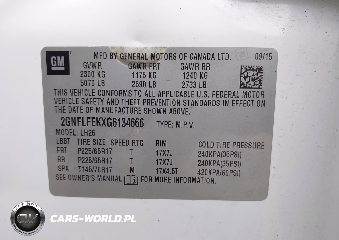2016 Chevrolet Equinox Lt VIN:2GNFLFEKXG6134666 - 9