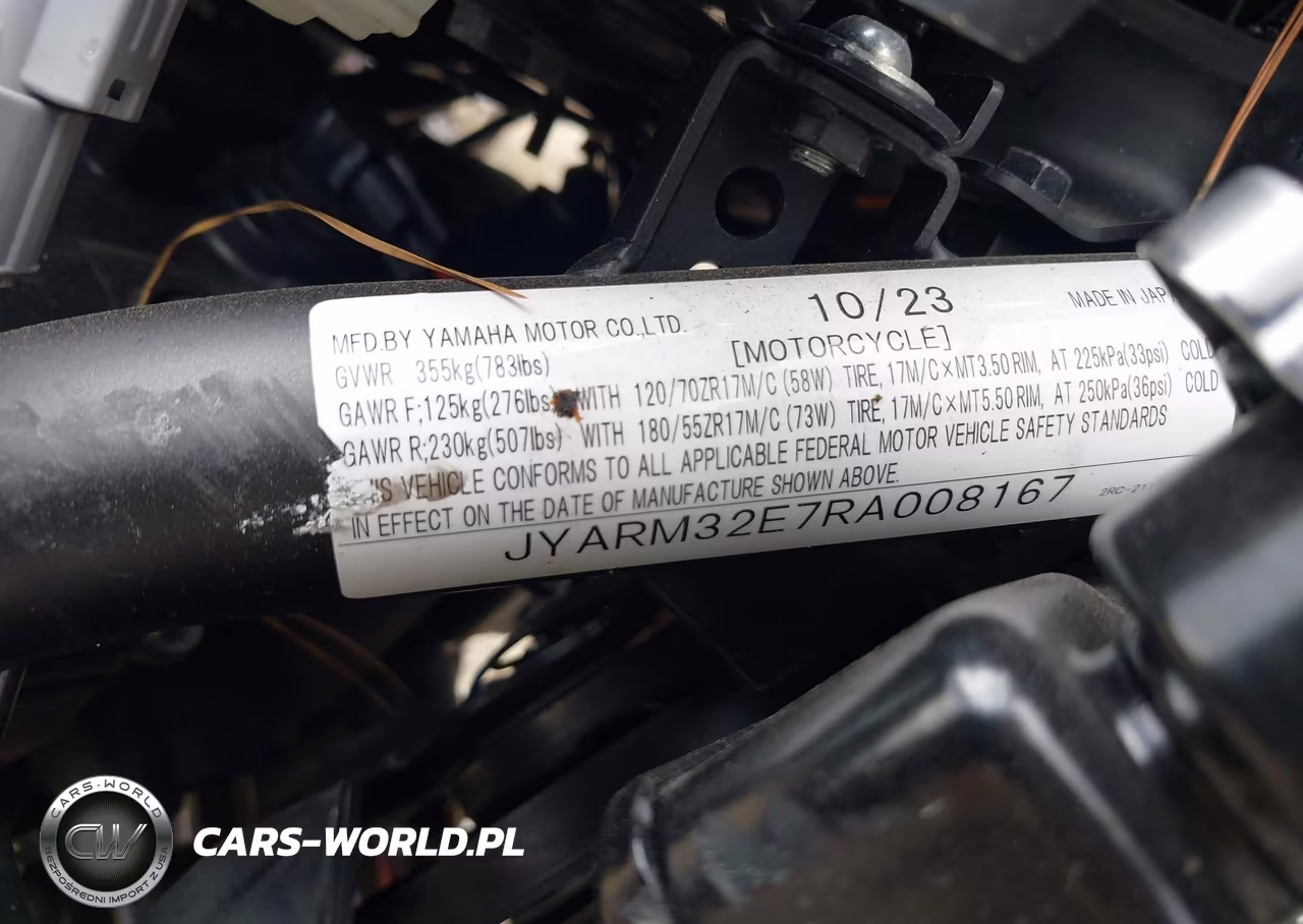 2024 Yamaha Mt07 VIN:JYARM32E7RA008167 - 10