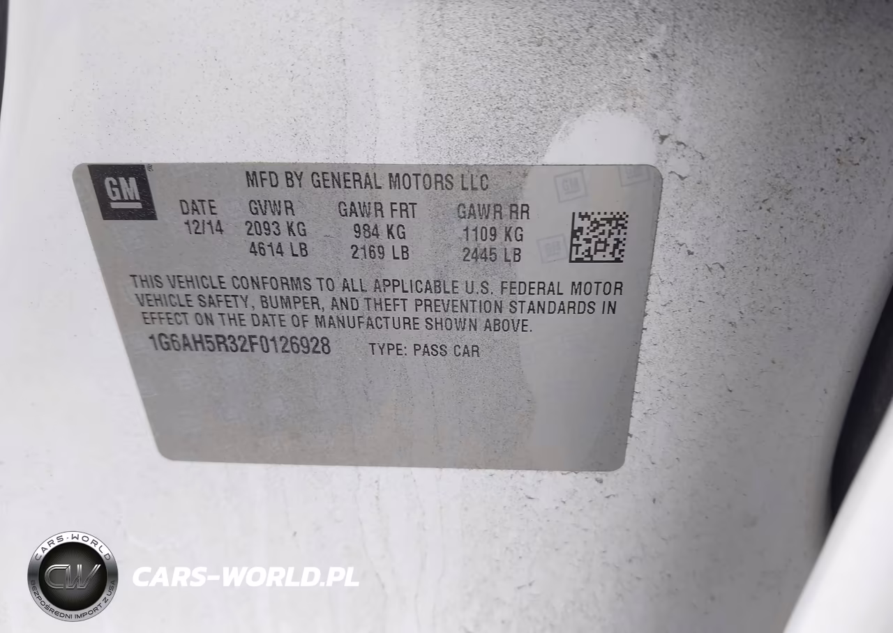 2015 Cadillac Ats Luxury VIN:1G6AH5R32F0126928 - 9