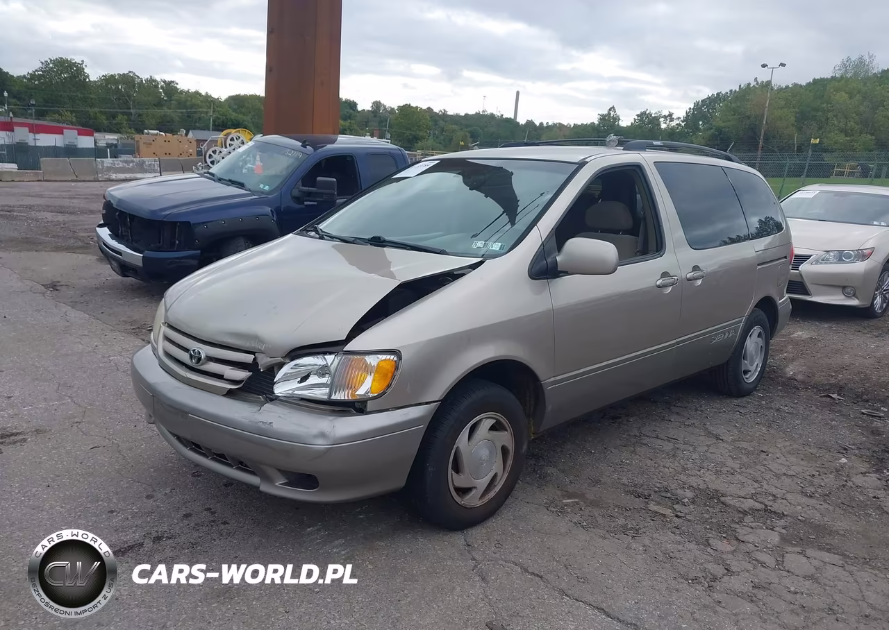 2002 Toyota Sienna Le VIN:4T3ZF13C32U489042 - 2