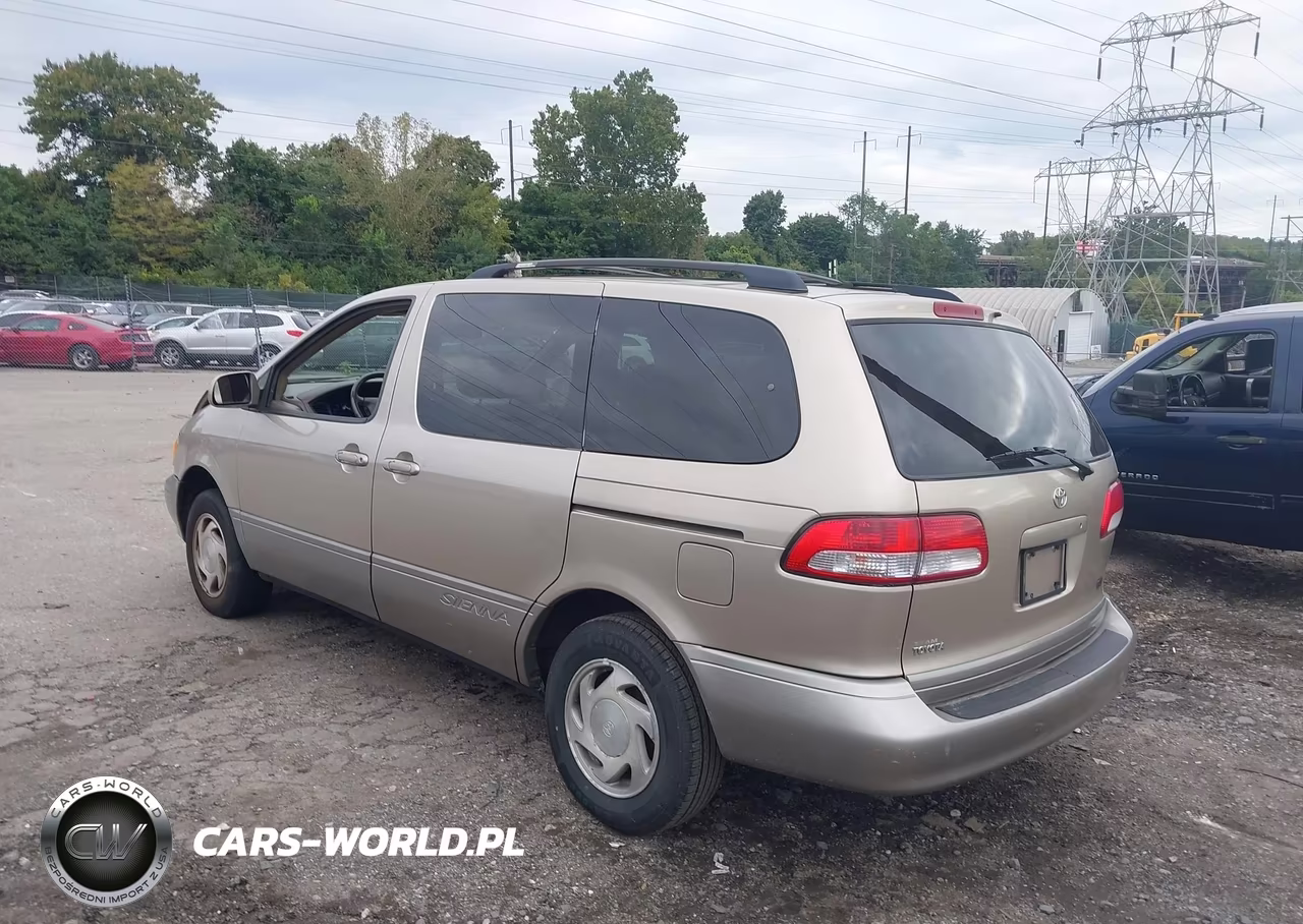 2002 Toyota Sienna Le VIN:4T3ZF13C32U489042 - 3