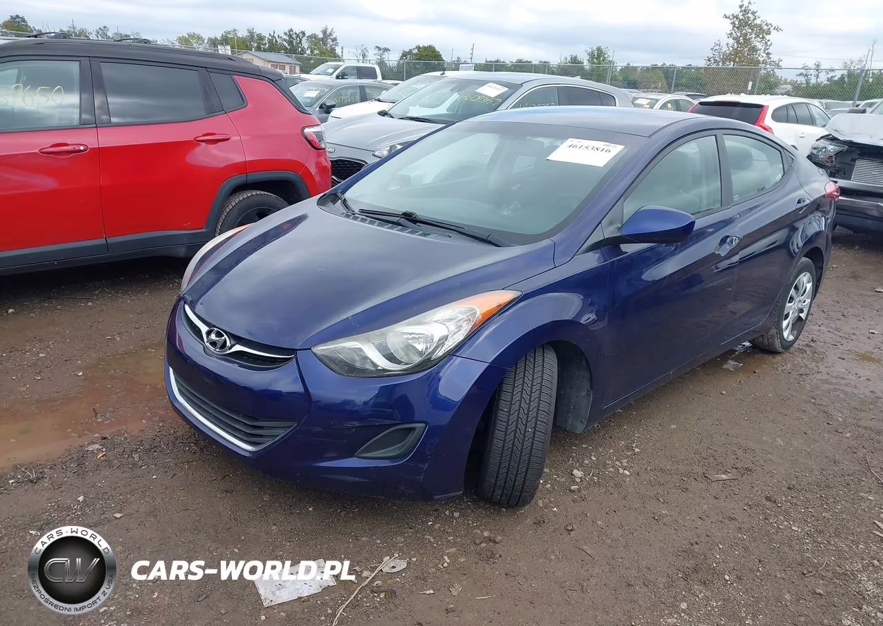 2013 Hyundai Elantra Gls VIN:5NPDH4AE6DH210364 - 2