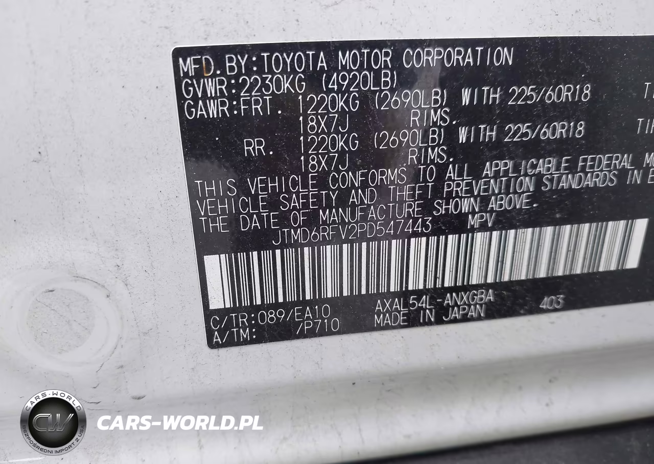 2023 Toyota Rav4 Hybrid Limited VIN:JTMD6RFV2PD547443 - 9