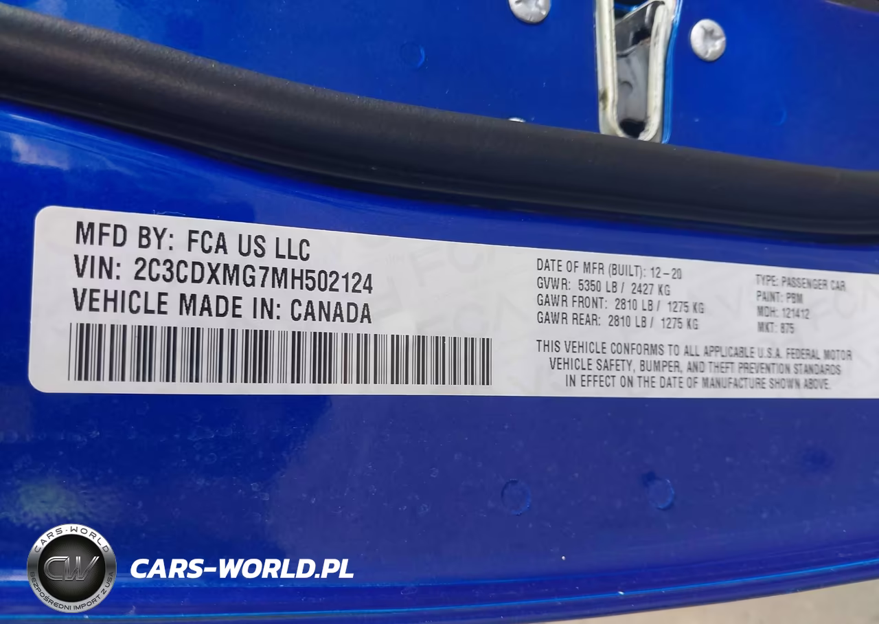 2021 Dodge Charger Gt Awd VIN:2C3CDXMG7MH502124 - 9