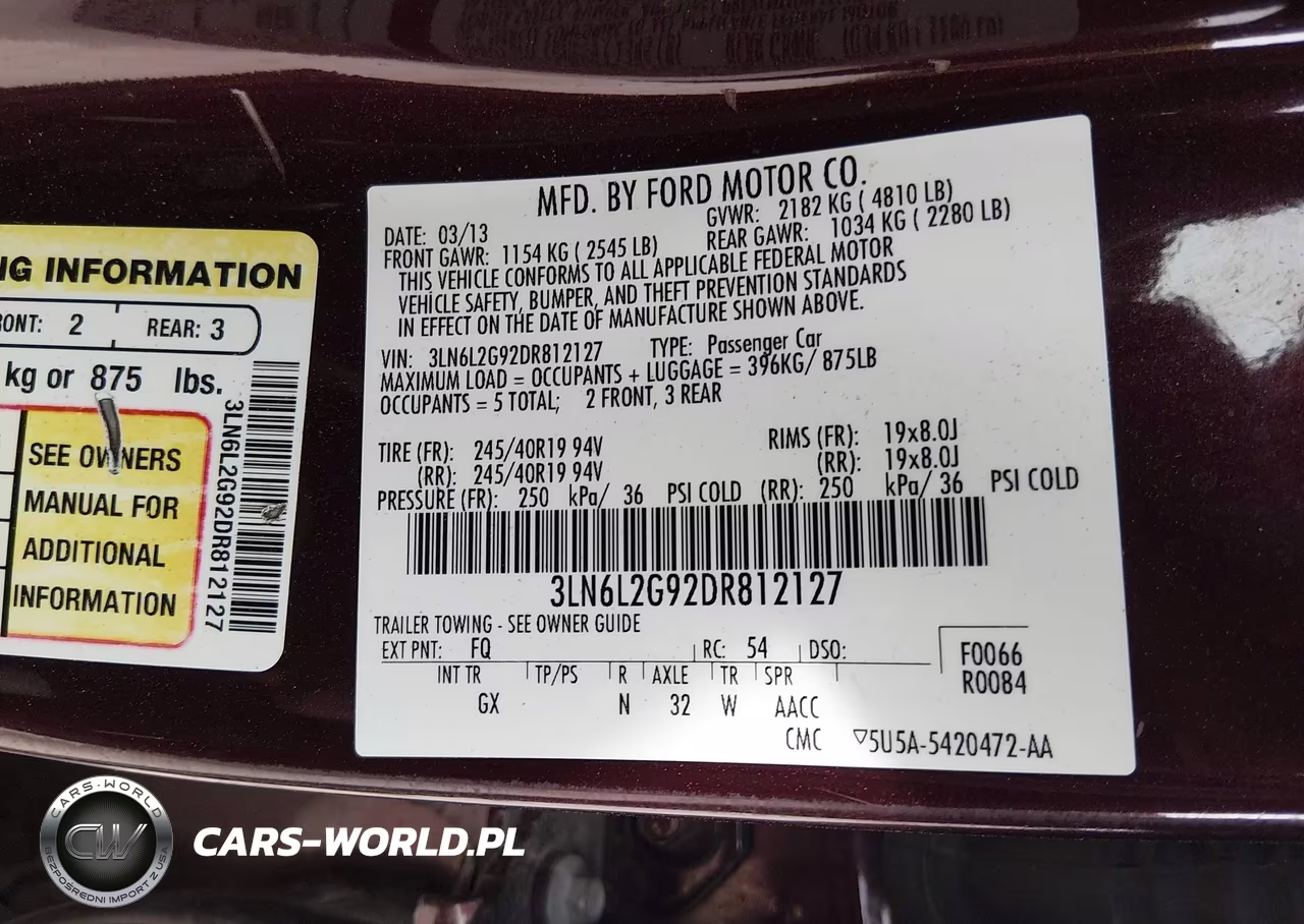 2013 Lincoln Mkz VIN:3LN6L2G92DR812127 - 9