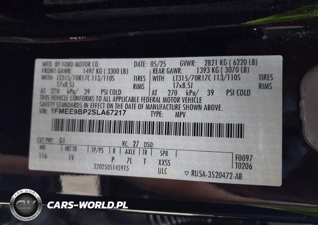 2025 Ford Bronco Badlands VIN:1FMEE9BP2SLA67217 - 9