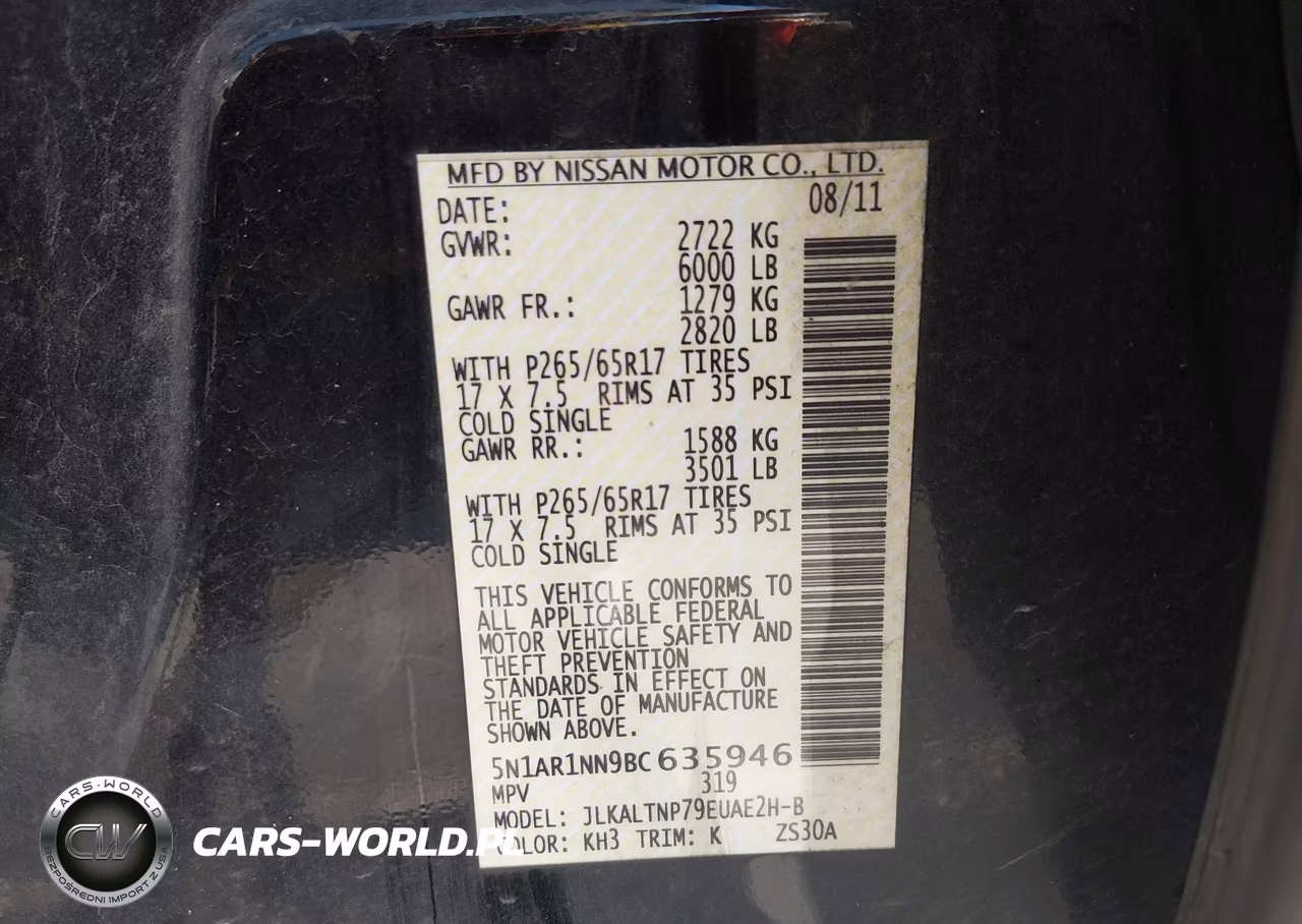 2011 Nissan Pathfinder Silver VIN:5N1AR1NN9BC635946 - 9