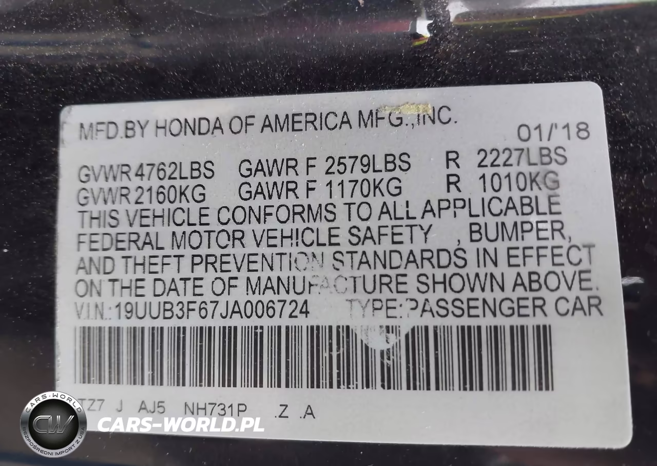 2018 Acura Tlx Tech A-Spec Pkgs VIN:19UUB3F67JA006724 - 9