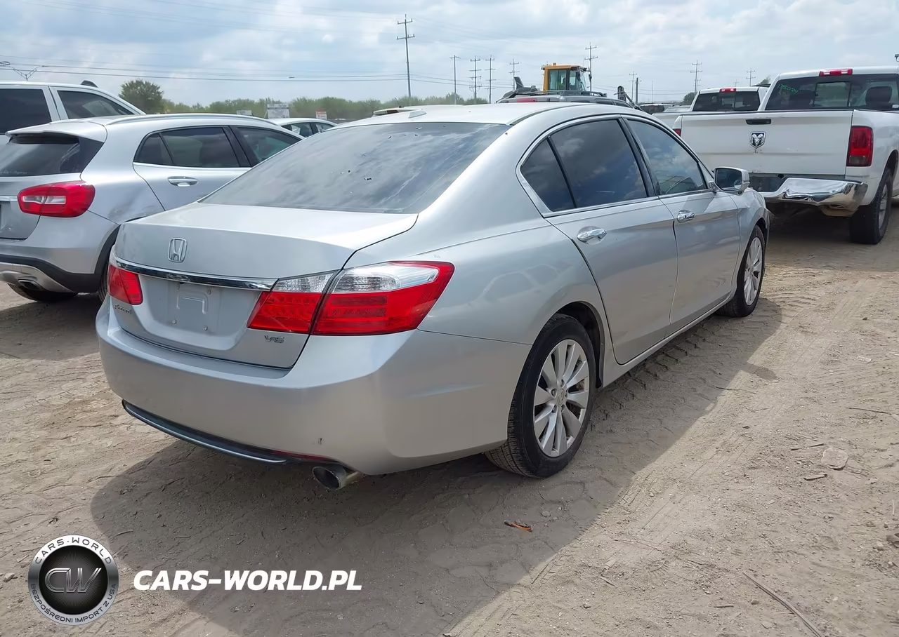 2013 Honda Accord Ex-L V-6 VIN:1HGCR3F8XDA009808 - 4