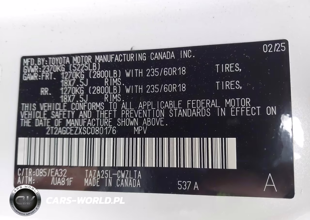2025 Lexus Nx 350 VIN:2T2AGCEZXSC080176 - 9