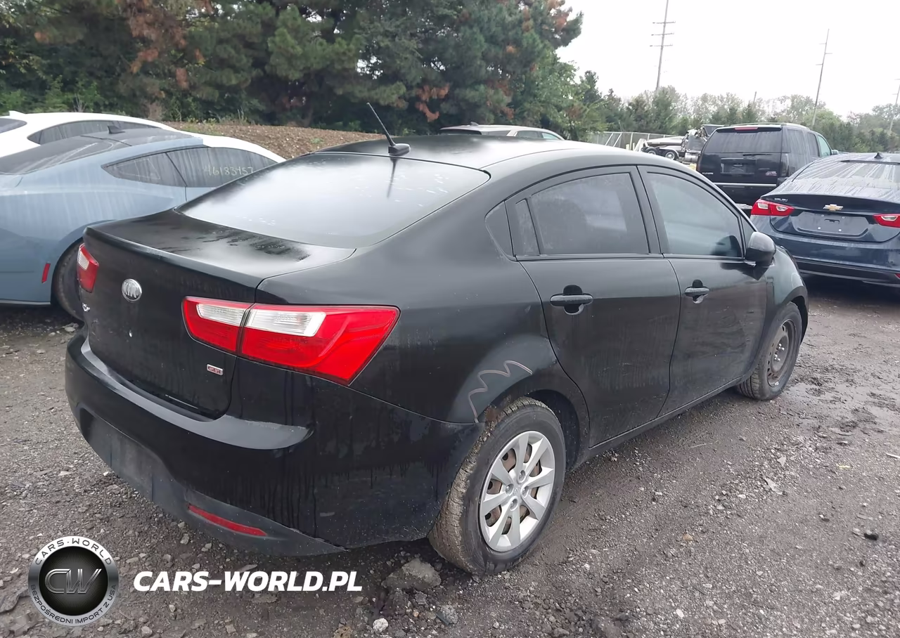 2013 Kia Rio Lx VIN:KNADM4A30D6230191 - 4