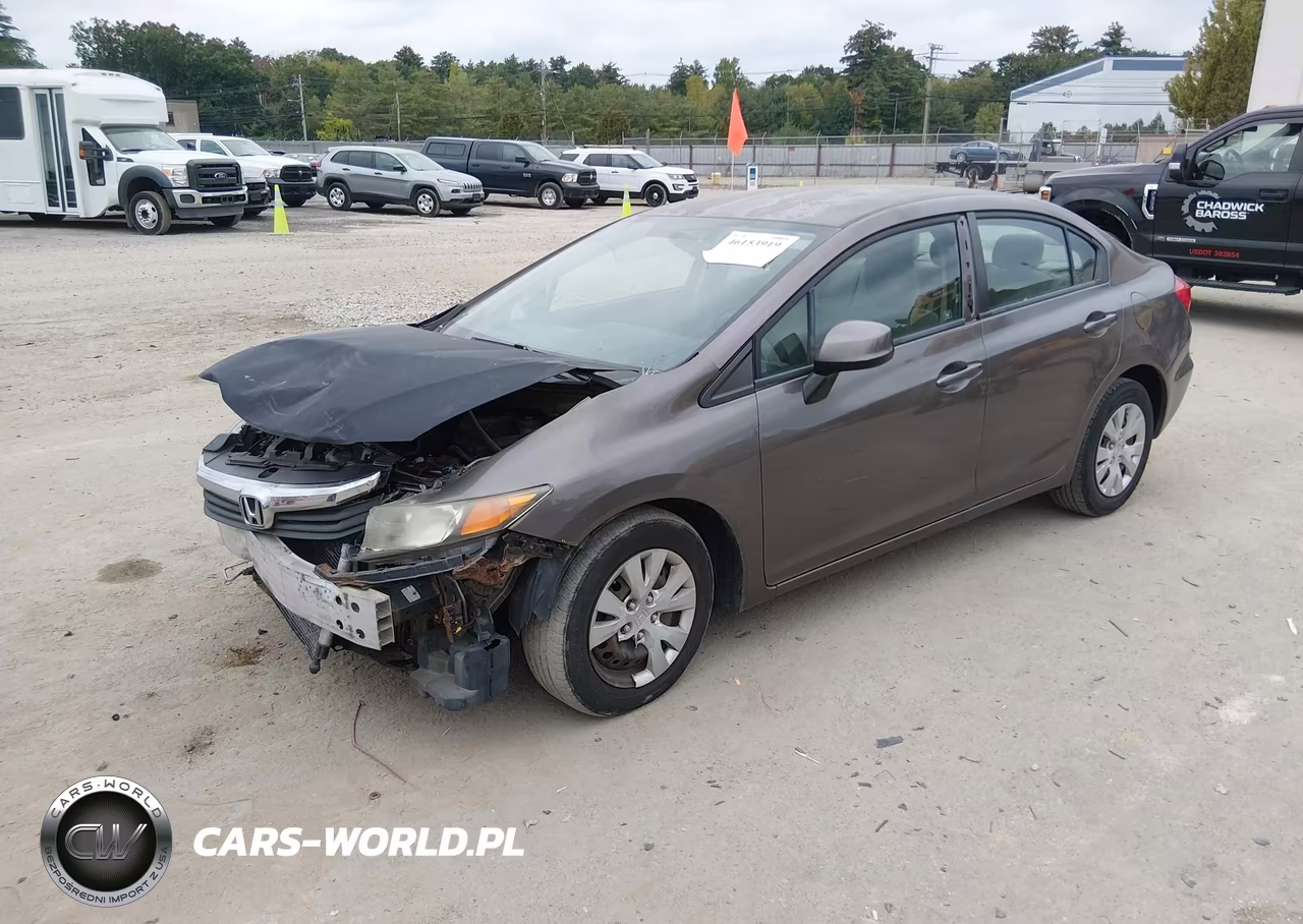 2012 Honda Civic Lx VIN:2HGFB2F57CH529269 - 2