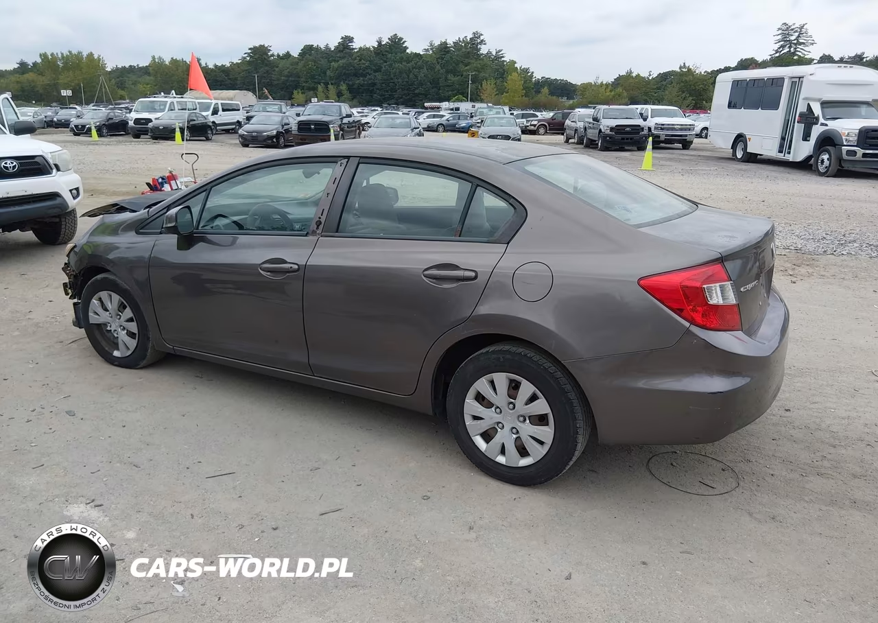2012 Honda Civic Lx VIN:2HGFB2F57CH529269 - 3