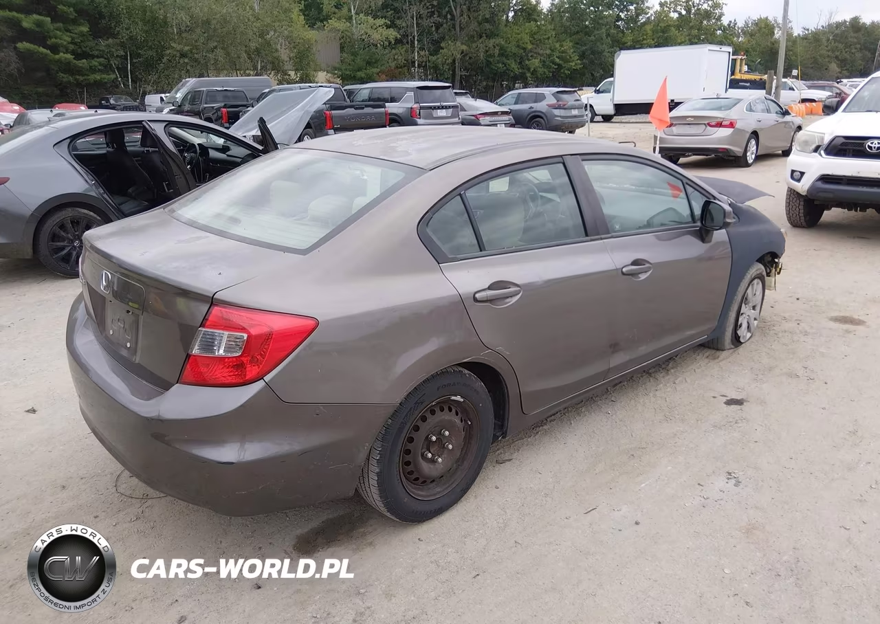 2012 Honda Civic Lx VIN:2HGFB2F57CH529269 - 4