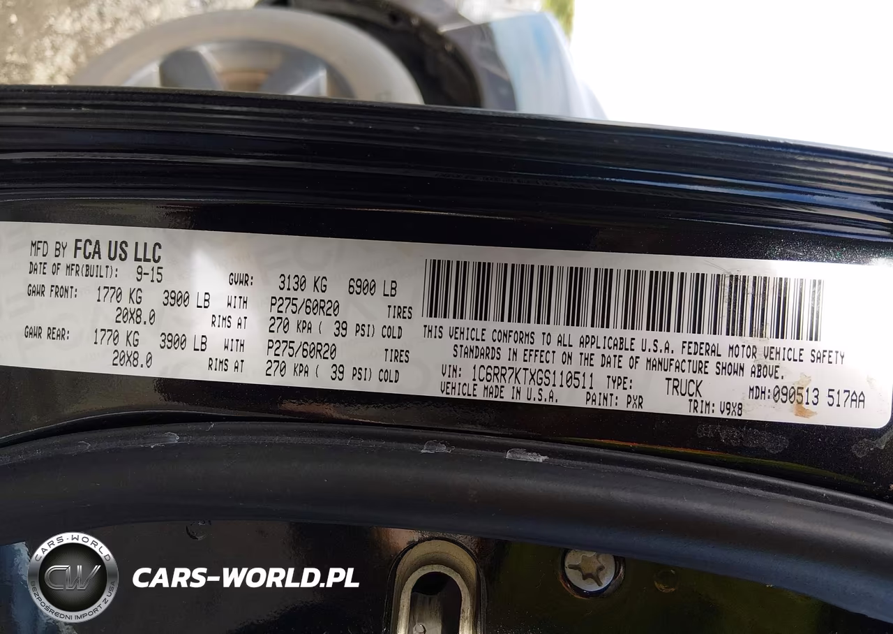 2016 Ram 1500 Express VIN:1C6RR7KTXGS110511 - 9
