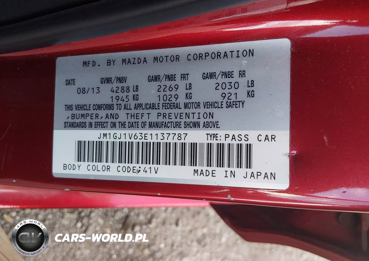2014 Mazda Mazda6 I Touring VIN:JM1GJ1V63E1137787 - 9