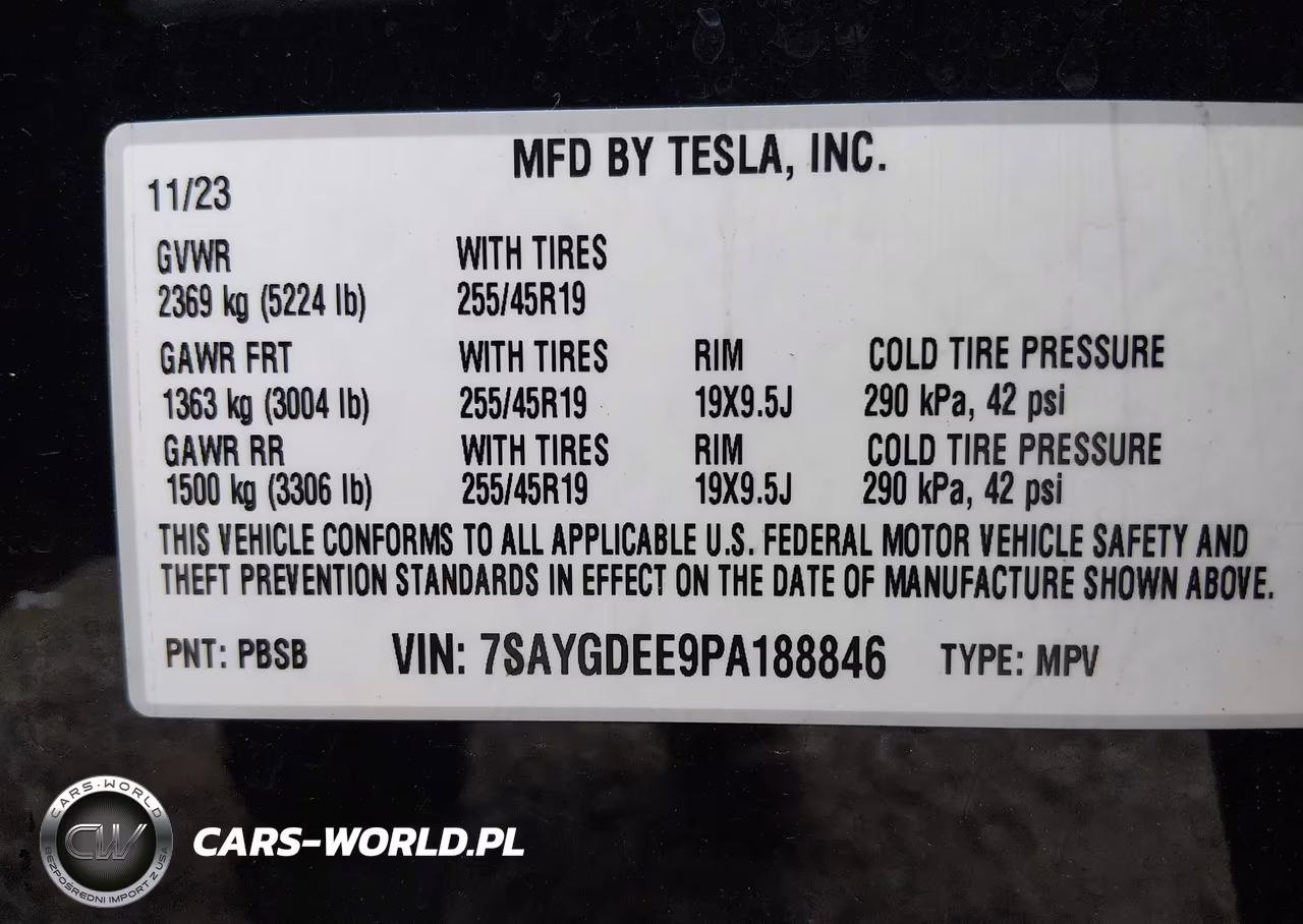 2023 Tesla Model Y Awd-Long Range Dual Motor All-Wheel Drive VIN:7SAYGDEE9PA188846 - 9