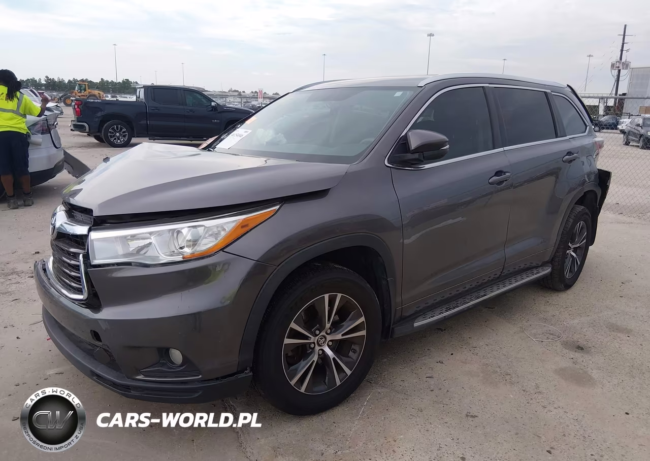 2016 Toyota Highlander Xle V6 VIN:5TDKKRFH5GS163352 - 2