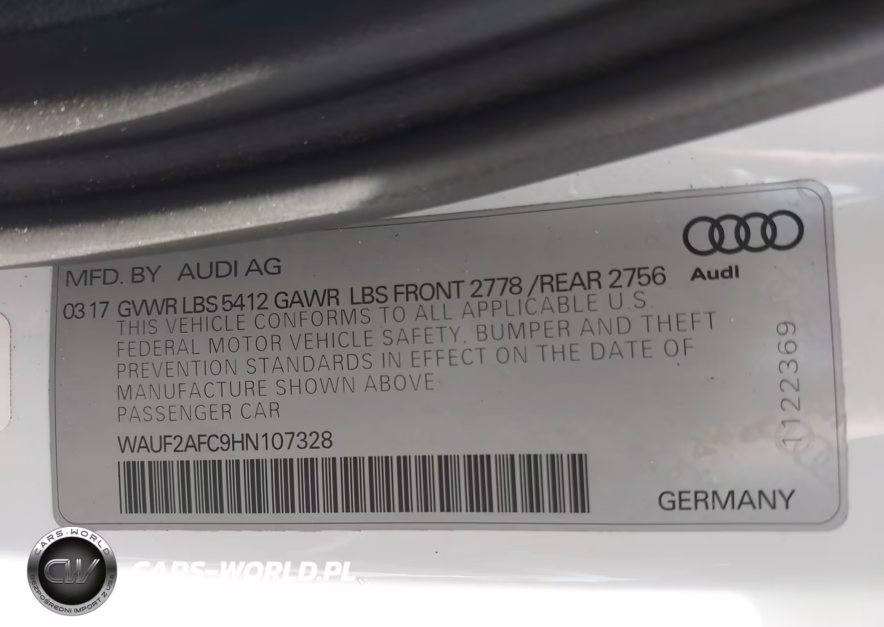 2017 Audi A6 3.0T Premium Plus VIN:WAUF2AFC9HN107328 - 9