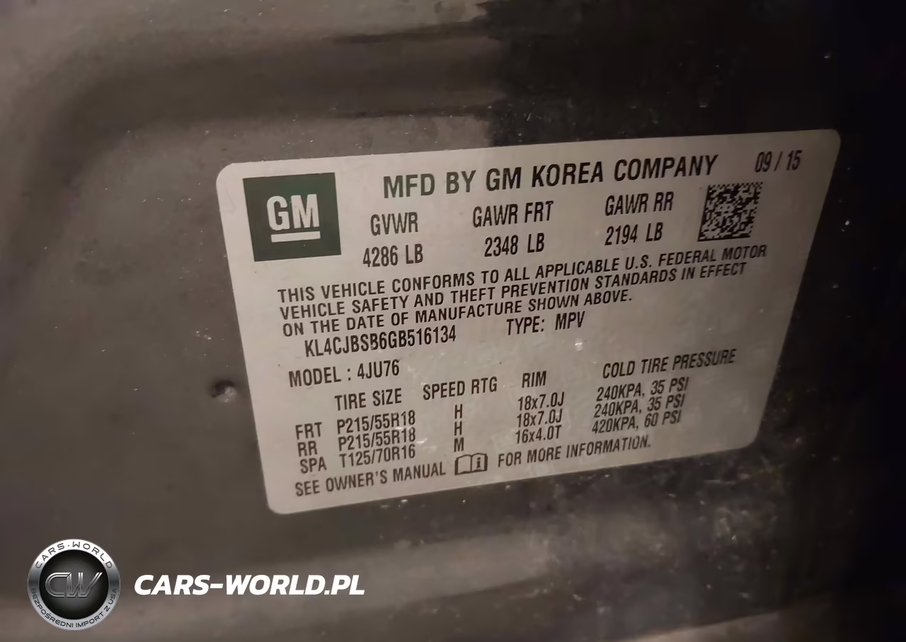 2016 Buick Encore Convenience VIN:KL4CJBSB6GB516134 - 9