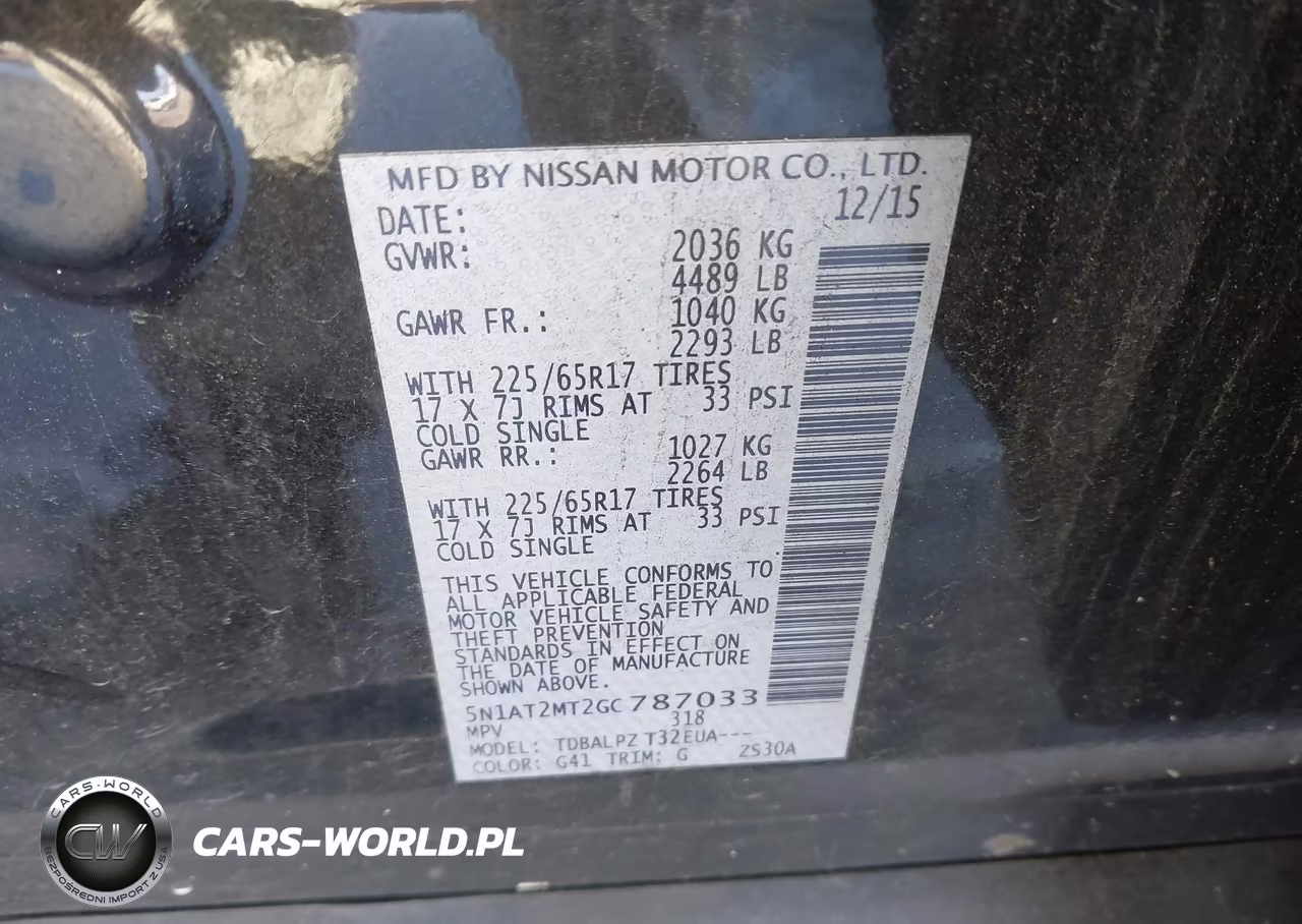 2016 Nissan Rogue S VIN:5N1AT2MT2GC787033 - 9