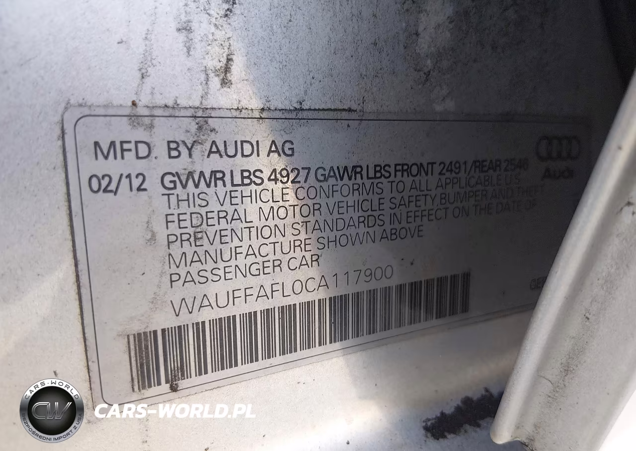 2012 Audi A4 2.0T Premium VIN:WAUFFAFL0CA117900 - 9
