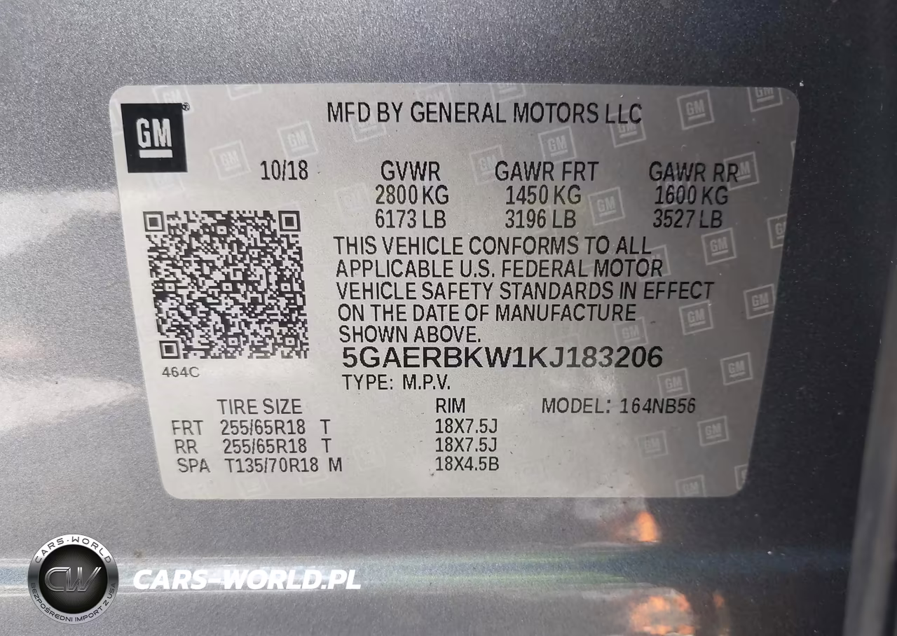2019 Buick Enclave Fwd Essence VIN:5GAERBKW1KJ183206 - 9