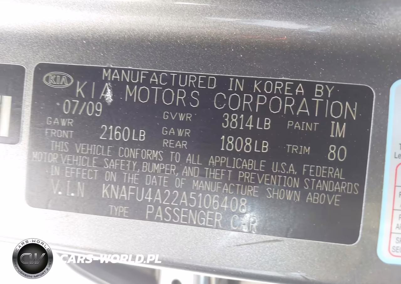 2010 Kia Forte Ex VIN:KNAFU4A22A5106408 - 9
