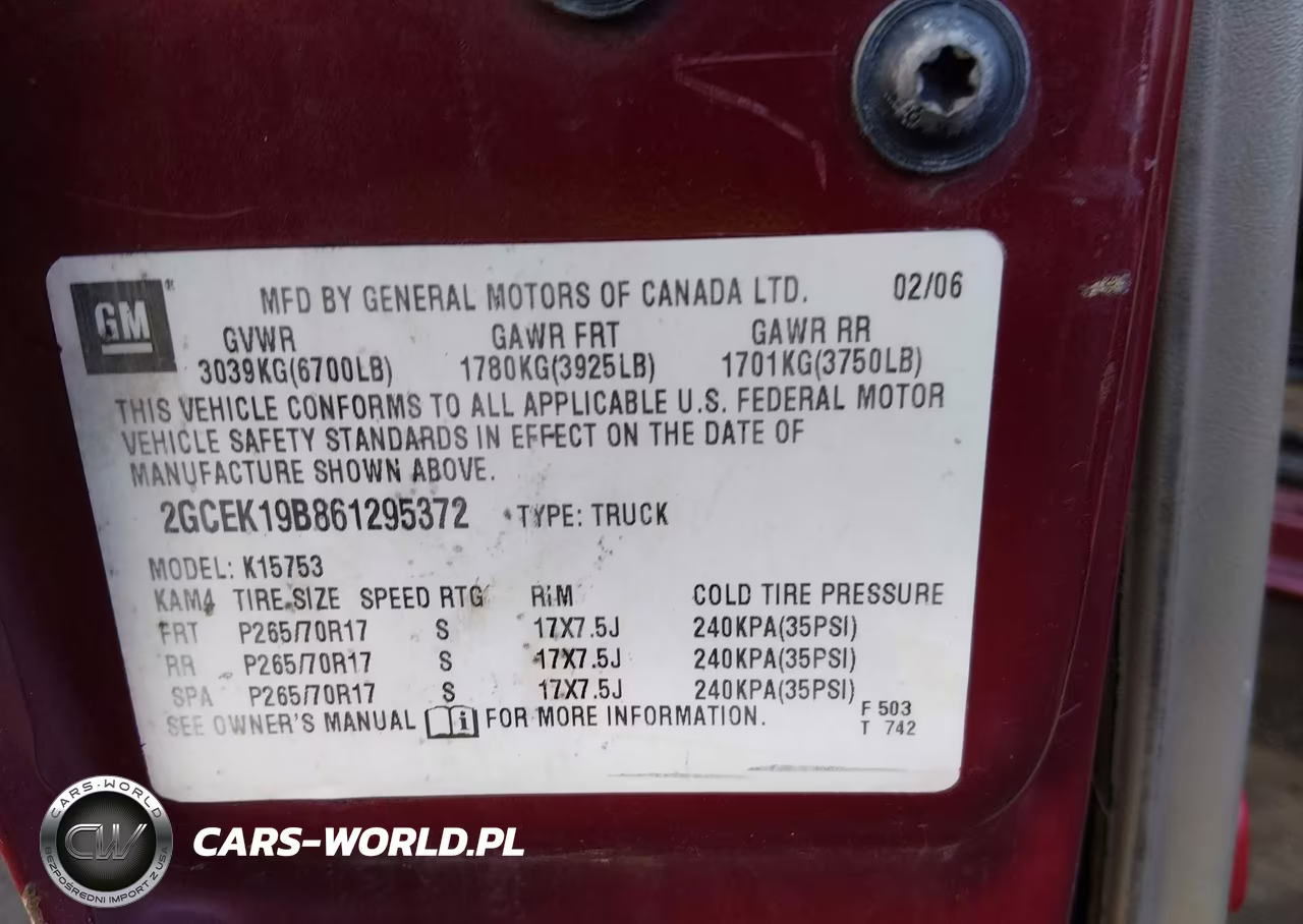 2006 Chevrolet Silverado 1500 Lt1 VIN:2GCEK19B861295372 - 9