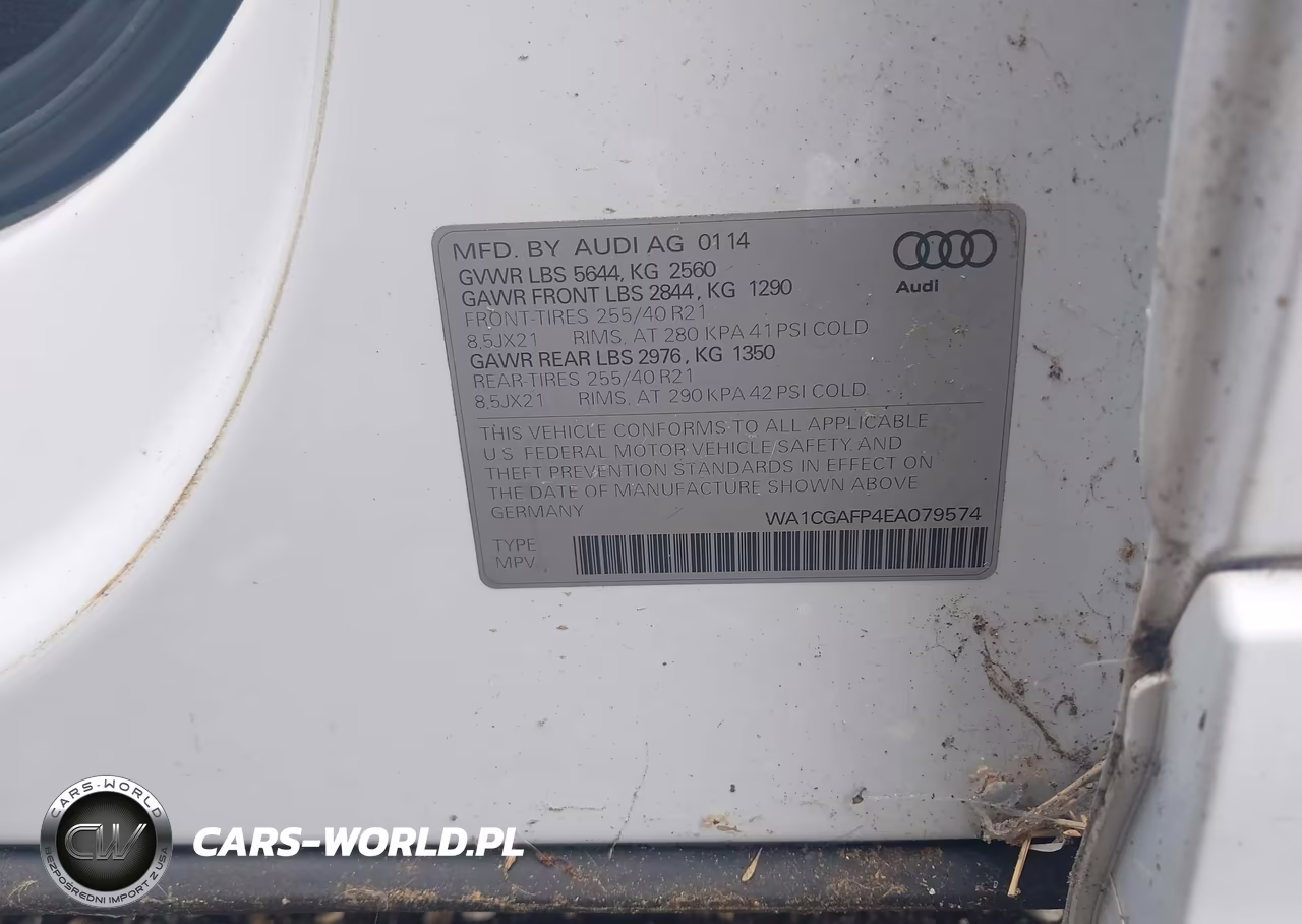 2014 Audi Sq5 3.0T Premium Plus VIN:WA1CGAFP4EA079574 - 9