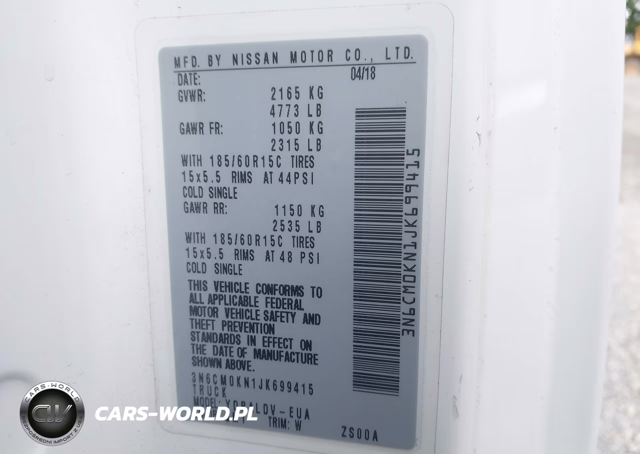 2018 Nissan Nv200 S VIN:3N6CM0KN1JK699415 - 9