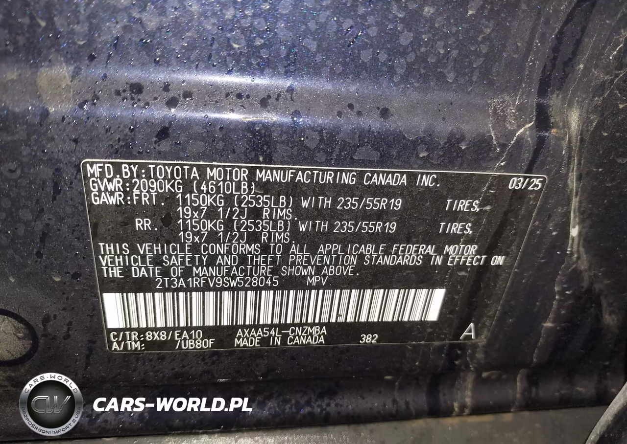 2025 Toyota Rav4 Xle Premium VIN:2T3A1RFV9SW528045 - 9