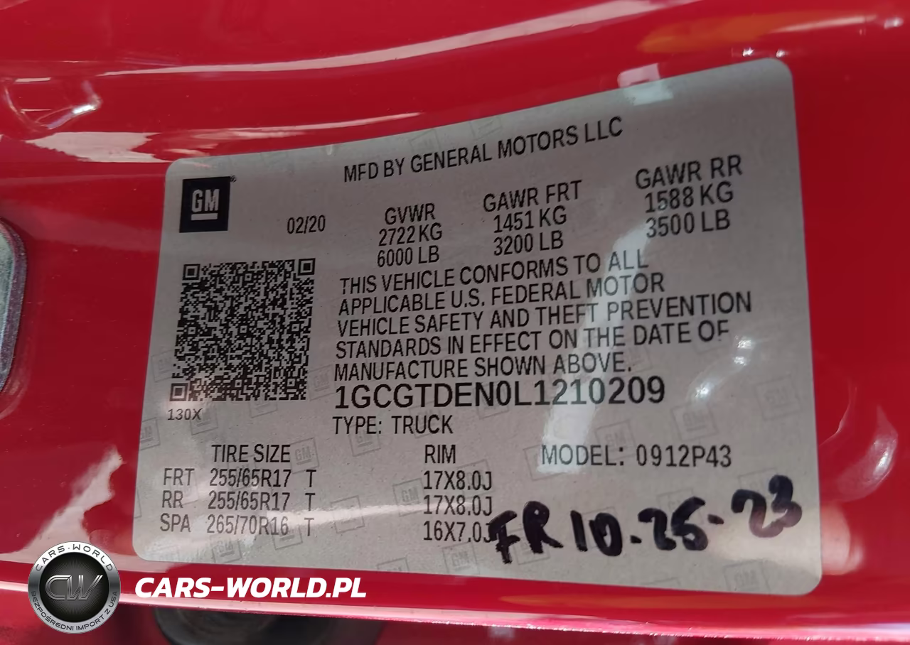 2020 Chevrolet Colorado 4Wd Short Box Z71 VIN:1GCGTDEN0L1210209 - 9