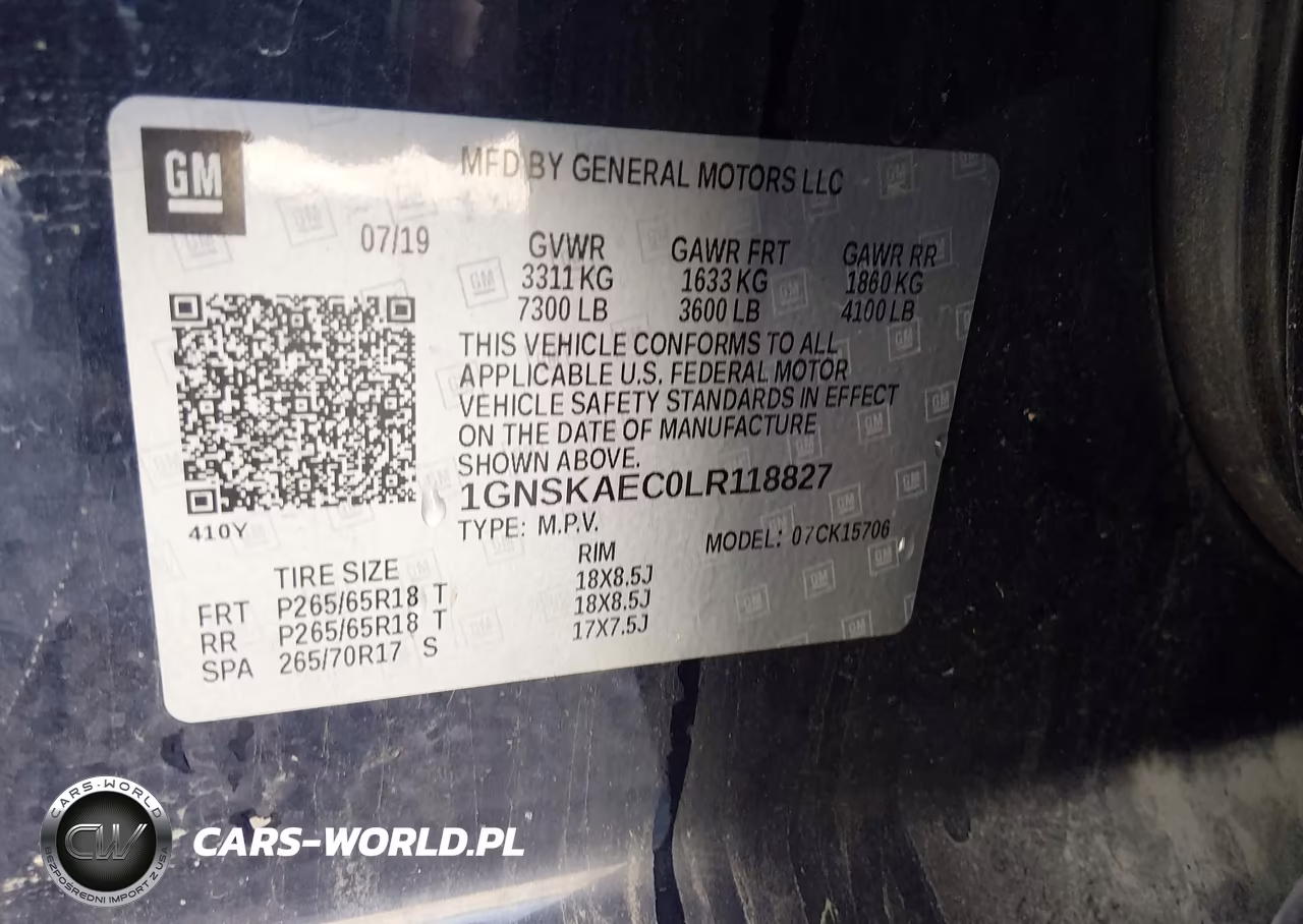 2020 Chevrolet Tahoe 4Wd Ls VIN:1GNSKAEC0LR118827 - 9