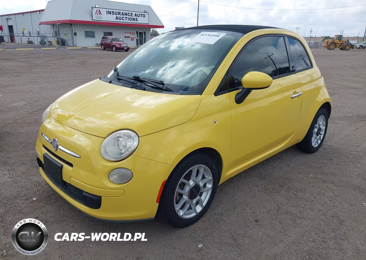 2012 Fiat 500C Pop VIN:3C3CFFDR9CT120155 - 2