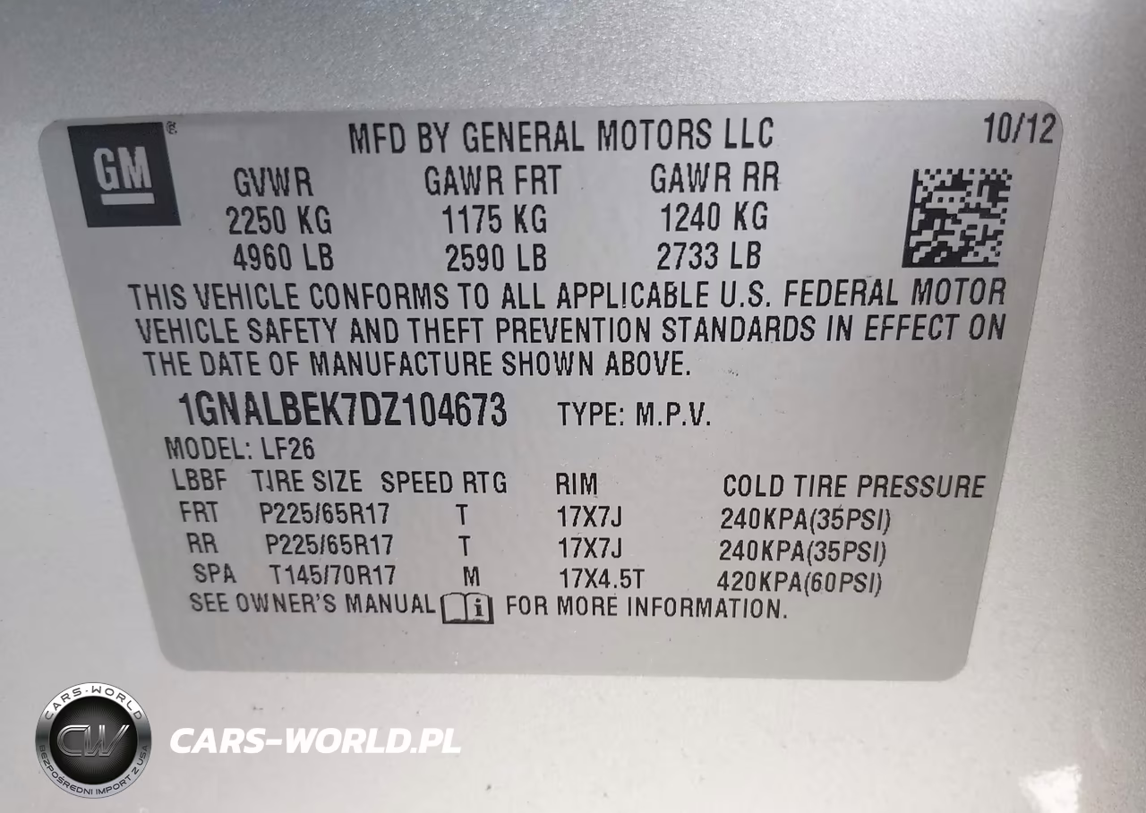 2013 Chevrolet Equinox Ls VIN:1GNALBEK7DZ104673 - 9