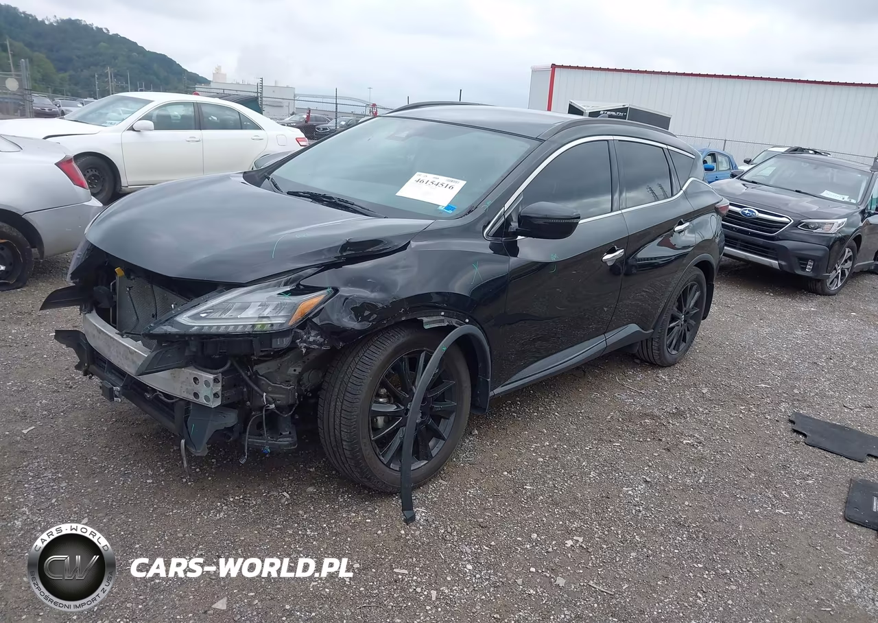 2022 Nissan Murano Sv Fwd VIN:5N1AZ2BJ8NC107486 - 2