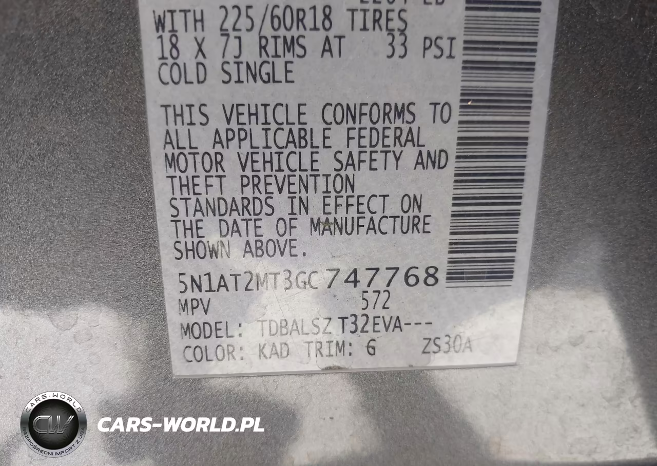 2016 Nissan Rogue Sl VIN:5N1AT2MT3GC747768 - 9
