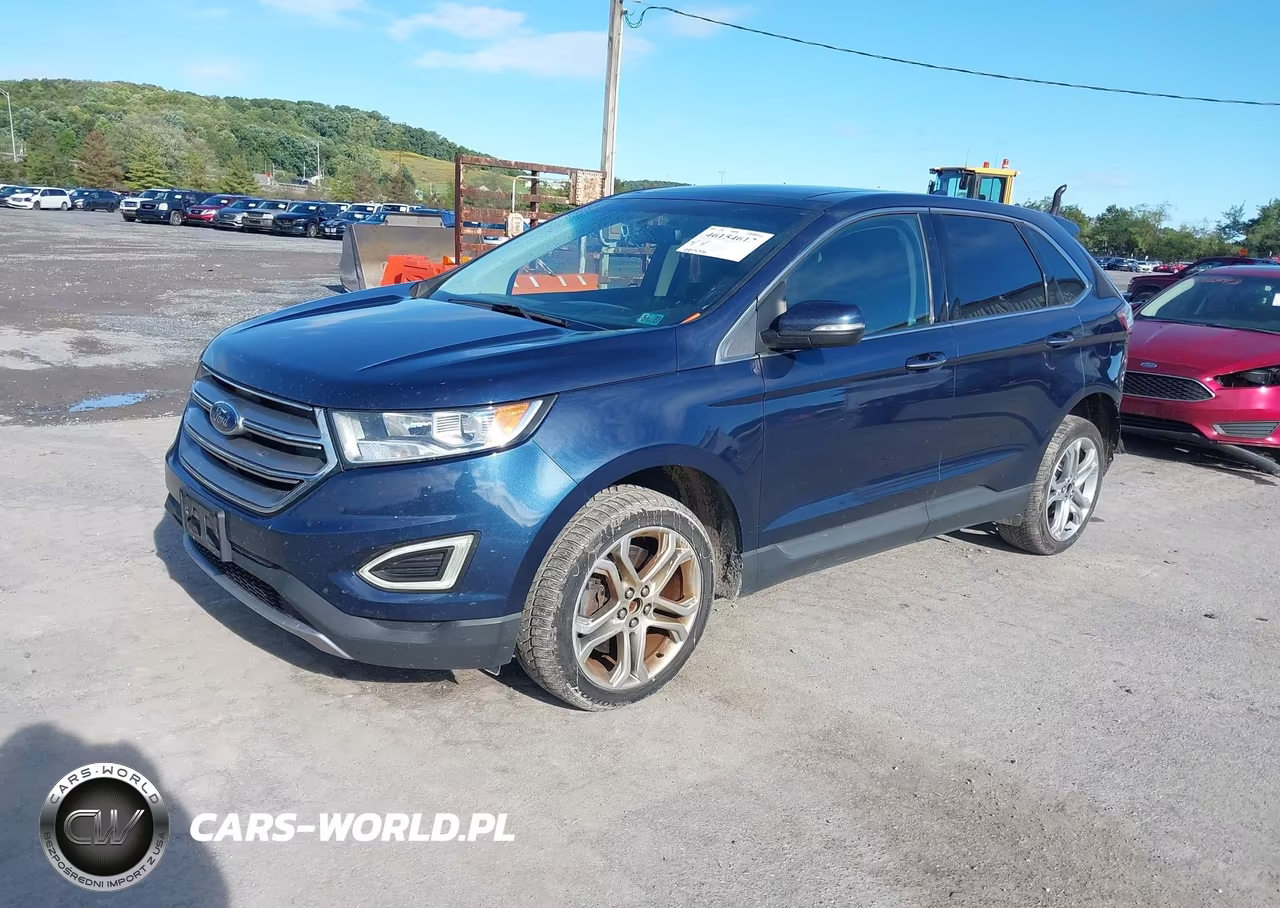 2017 Ford Edge Titanium VIN:2FMPK4K90HBB95664 - 2