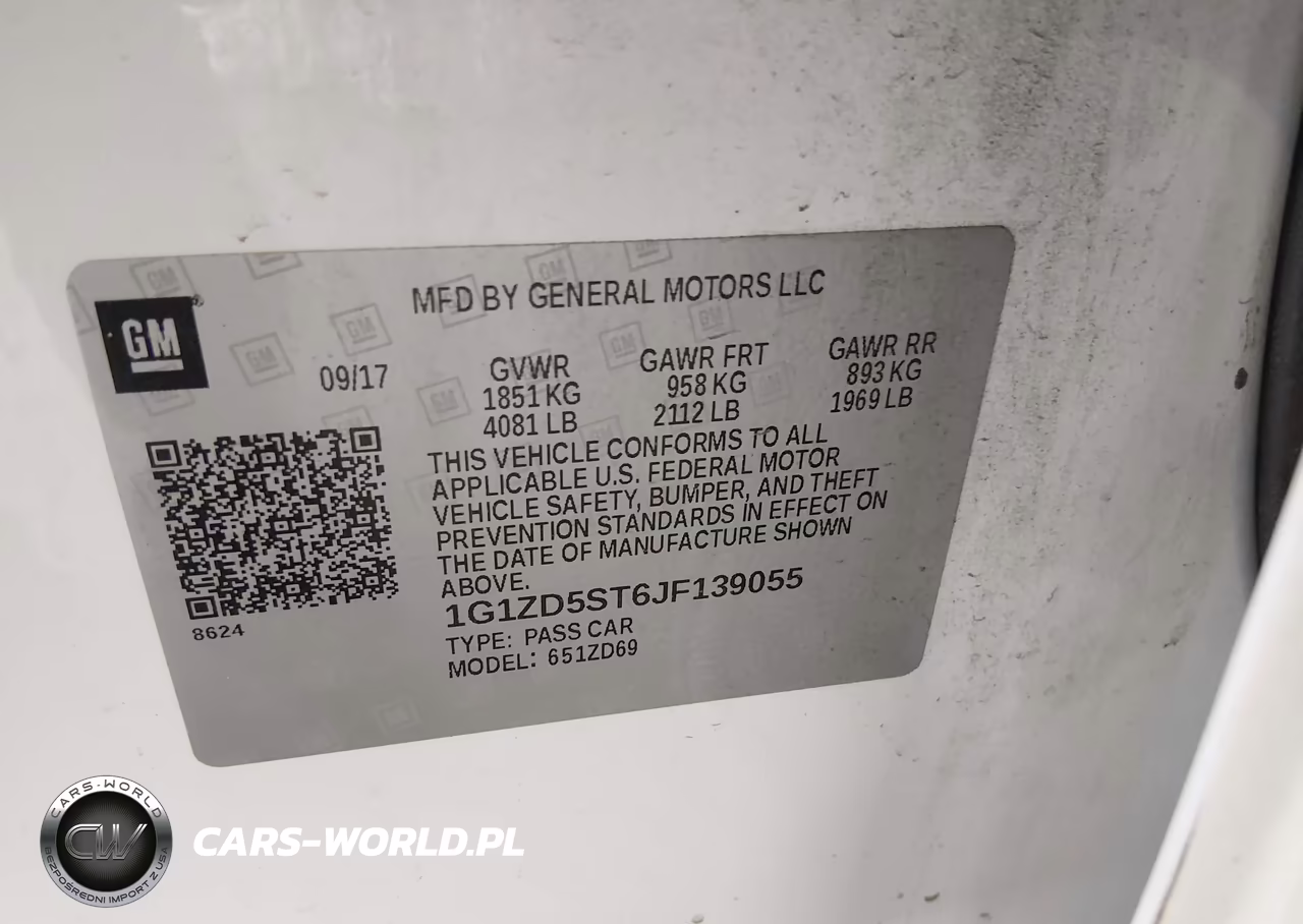 2018 Chevrolet Malibu Lt VIN:1G1ZD5ST6JF139055 - 9