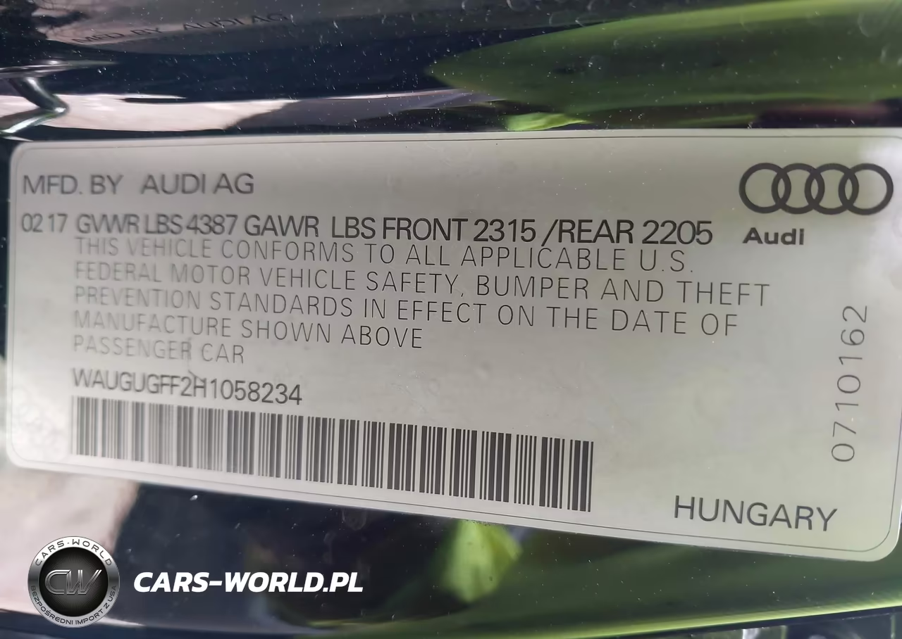 2017 Audi A3 2.0T Premium VIN:WAUGUGFF2H1058234 - 9