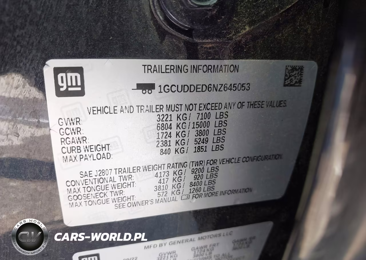 2022 Chevrolet Silverado 1500 4Wd Standard Bed Lt VIN:1GCUDDED6NZ645053 - 9