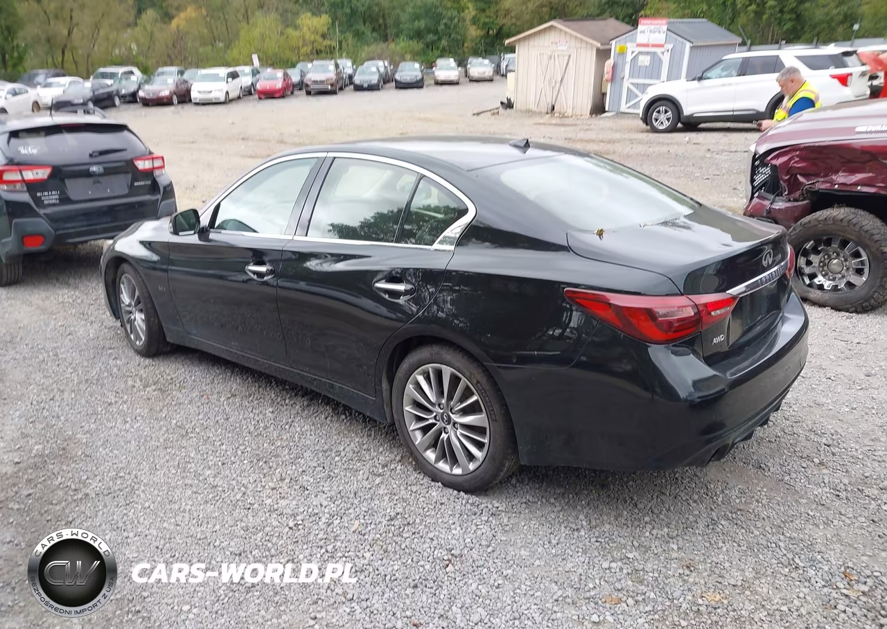 2018 Infiniti Q50 3.0T Luxe VIN:JN1EV7AR1JM440853 - 3