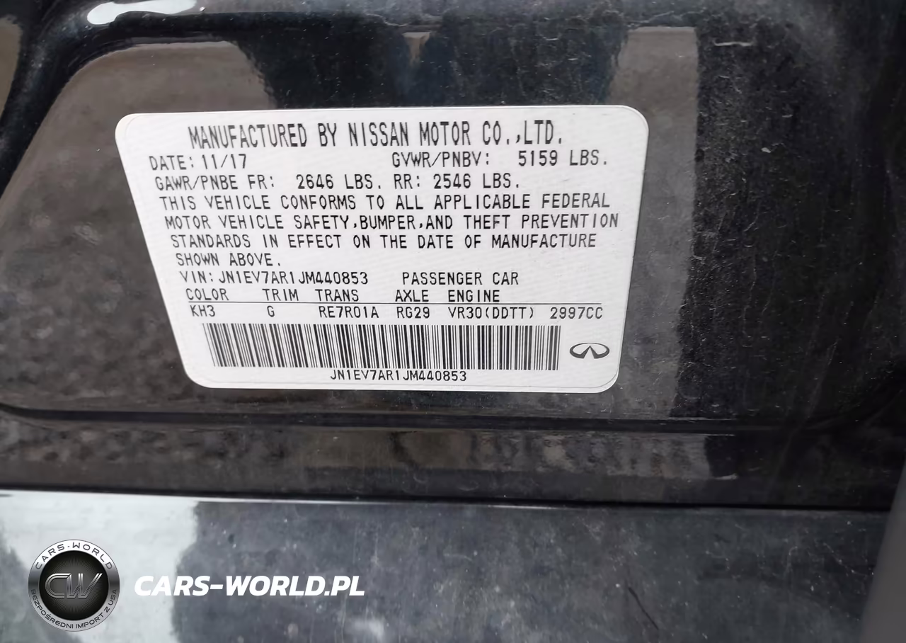 2018 Infiniti Q50 3.0T Luxe VIN:JN1EV7AR1JM440853 - 9