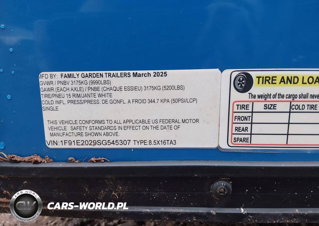 2025 Trailer Covered Trailer VIN:1F91E2029SG545307 - 9